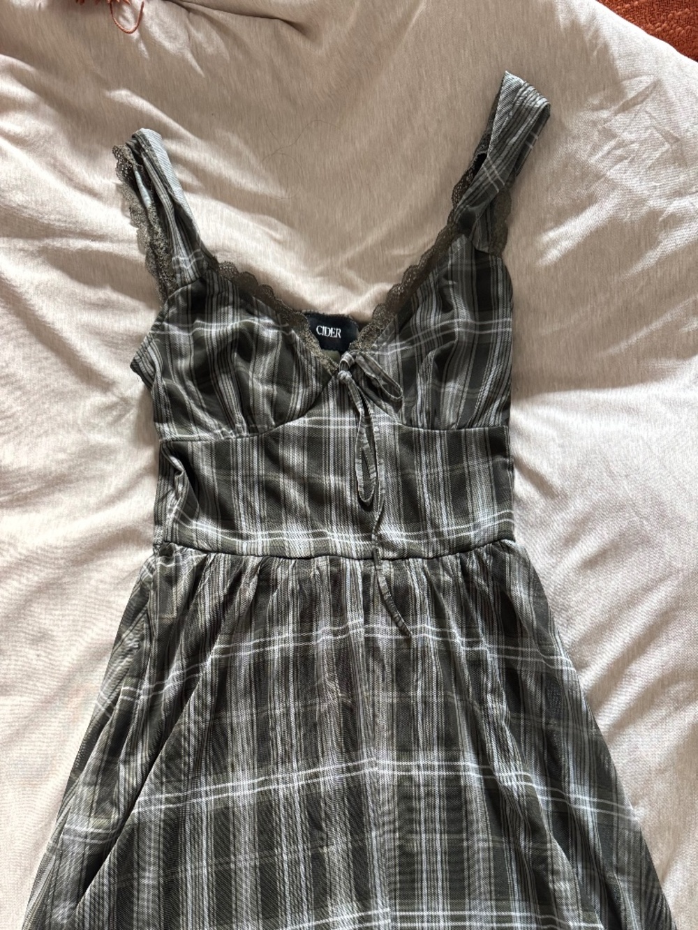 Cider - plaid dress / sundress
